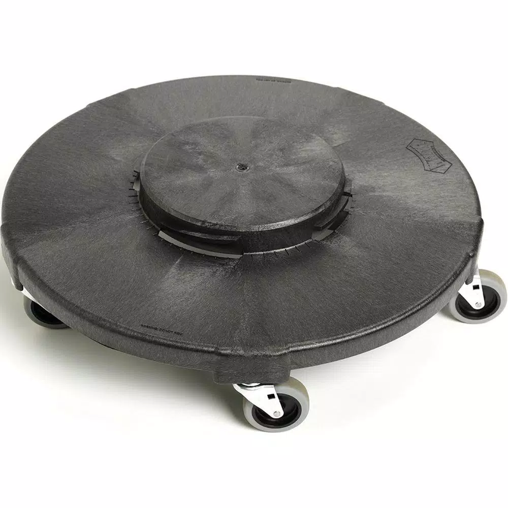 Genuine Joe Round Trash Can Dolly for 32 Gal. or 44 Gal. Receptacles