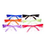 G & F Products EyePro Clear Lens Safety Goggles, Impact & Ballistic Resistant, 6 Colors (12-Pack) thumbnail 1