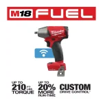 Milwaukee M18 FUEL ONE-KEY 3/8 in. Compact Impact Wrench with Friction Ring (Tool-Only) thumbnail 2
