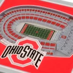 YouTheFan NCAA Ohio State Buckeyes StadiumViews 3D Acrylic Coasters, 2-Pack thumbnail 3