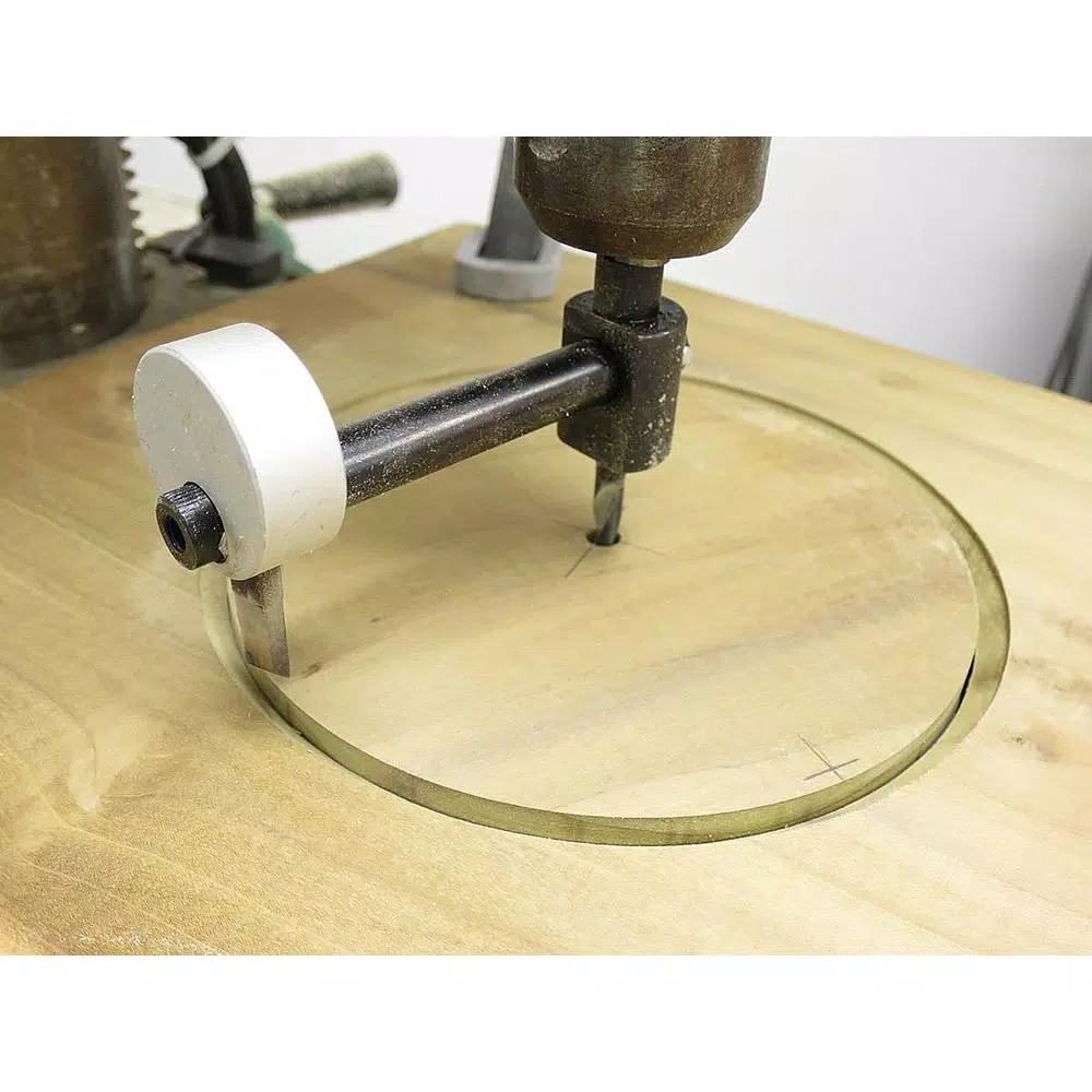 General Tools Adjustable Wheel and Circle Hole Cutter for Drill Press, 1-6 in, 3/8 in Shank