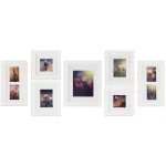 Pinnacle Gallery Perfect 7-Piece White Wood Picture Frame Set with Matted Openings thumbnail 3