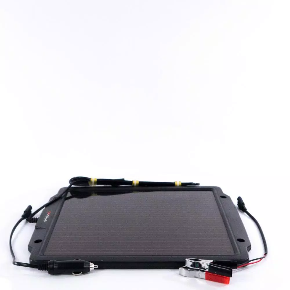 Schumacher 12V Solar Battery Charger and Maintainer, 4.8W Lead-Acid Battery Maintainer with Reverse Polarity Protection