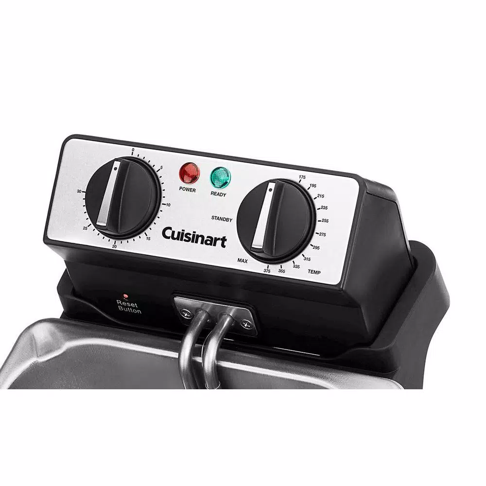 Cuisinart 4 Qt. Stainless Steel Deep Fryer with 1500-Watt Heating Element