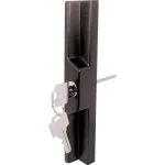 Prime-Line Black Diecast Sliding Door Outside Pull Keyed Lock for Adams Rite and W&F thumbnail 1