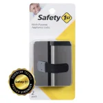 Safety 1st Multi-Purpose Appliance Lock, 2-Pack, Black/Stainless Steel thumbnail 1