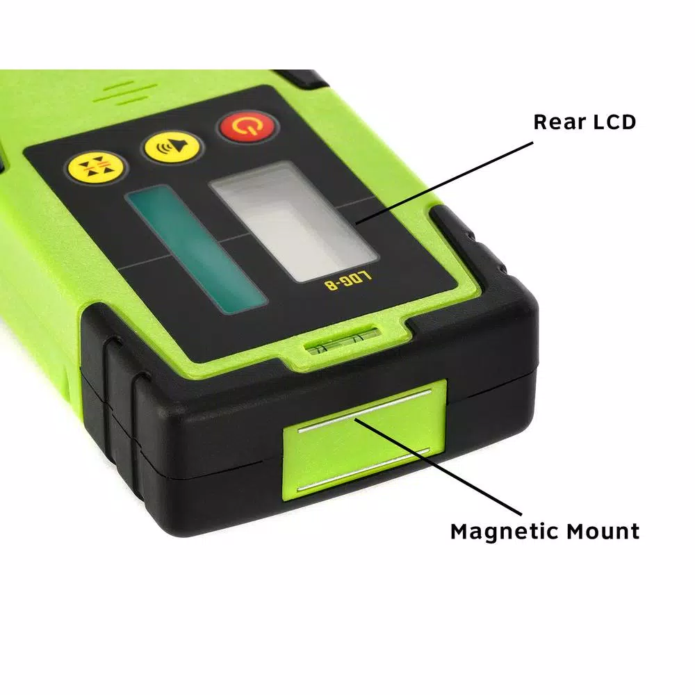 AdirPro LDG-8 Green Beam Universal Laser Detector with Mounting Bracket