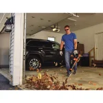BLACK+DECKER 60V MAX Cordless Handheld Leaf Blower (400 CFM, 100 MPH) with Bonus 2-in-1 String Trimmer and Edger thumbnail 2