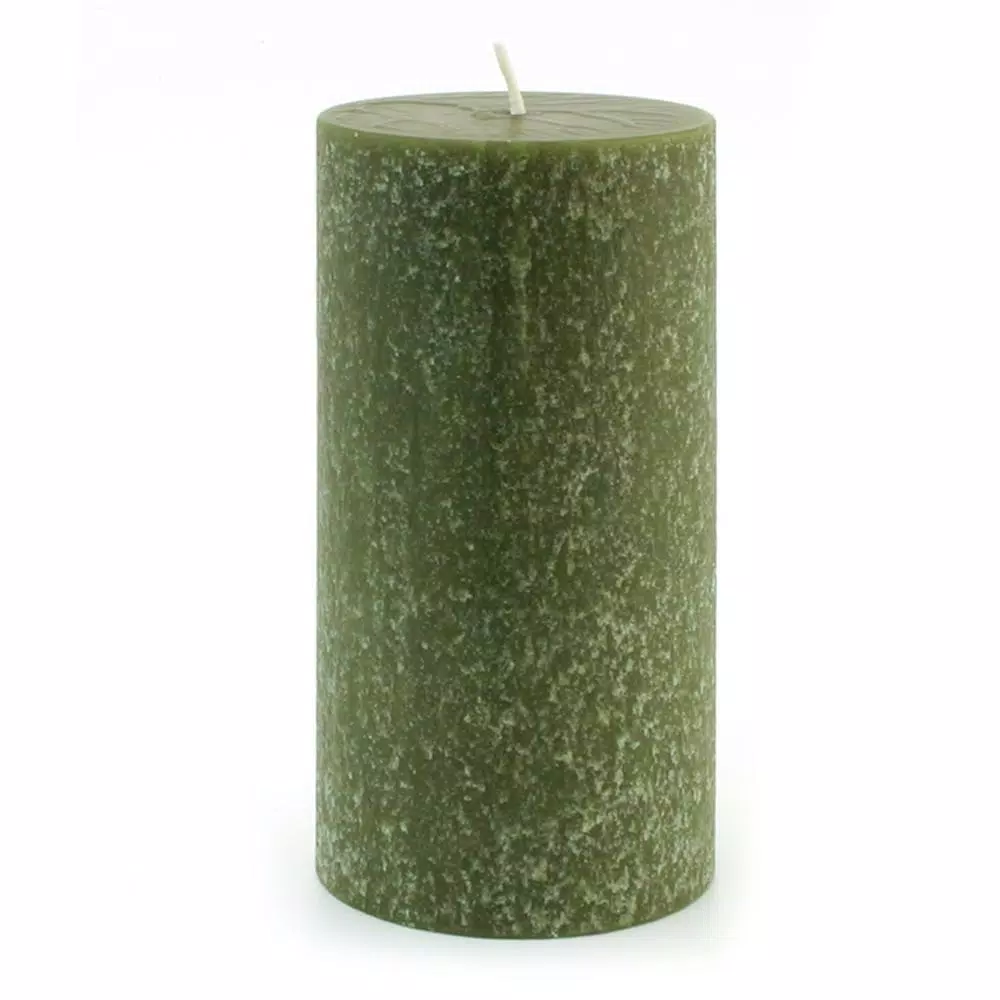 ROOT CANDLES A.I. Root Timberline Dark Olive Pillar Candle, 3 x 6 in.