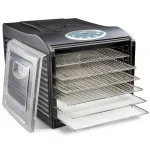 Ivation 6-Tray Stainless Steel Food Dehydrator Machine, 480W Digital Timer & Temperature Control thumbnail 1