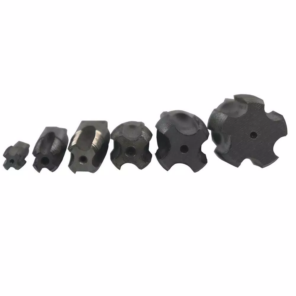 Drill America 6-Piece Carbon Steel NPT Pipe Tap Set (1/8 in. to 1 in.)