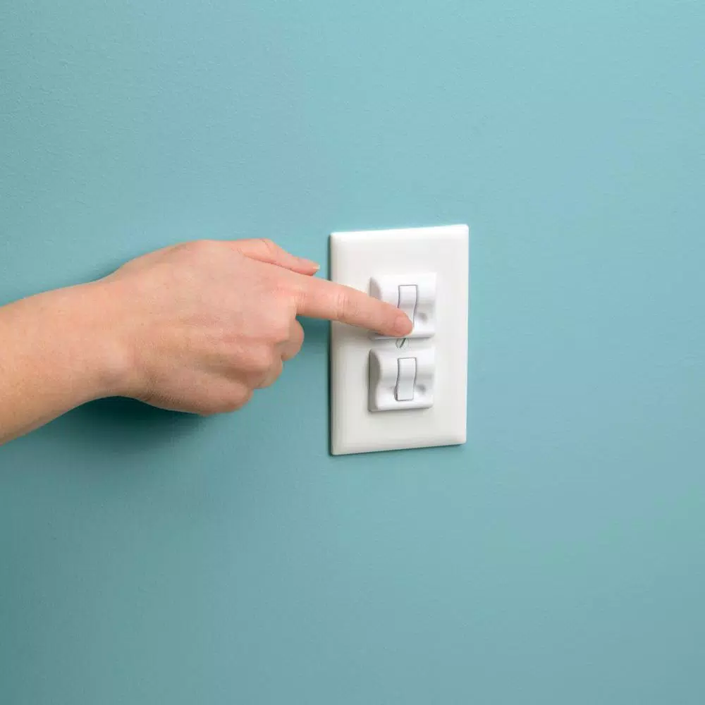 Safety 1st Press Tab Outlet Plug Protectors, White, 36-Pack