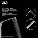 VIGO Brielle 70.5 in. Stainless Steel 6-Jet High Pressure Shower Panel System with Rainhead and Handheld thumbnail 8