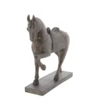 LITTON LANE 15 in. Decorative Horse Sculpture in Antique Brown Polystone thumbnail 5