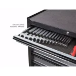 TEKTON 7.5 in. 15-Tool Store-and-Go Wrench Rack Keeper, Black thumbnail 8
