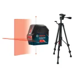 Bosch GCL 2-160 S Self-Leveling Cross-Line Laser Level with Tripod and Magnetic Mount thumbnail 1