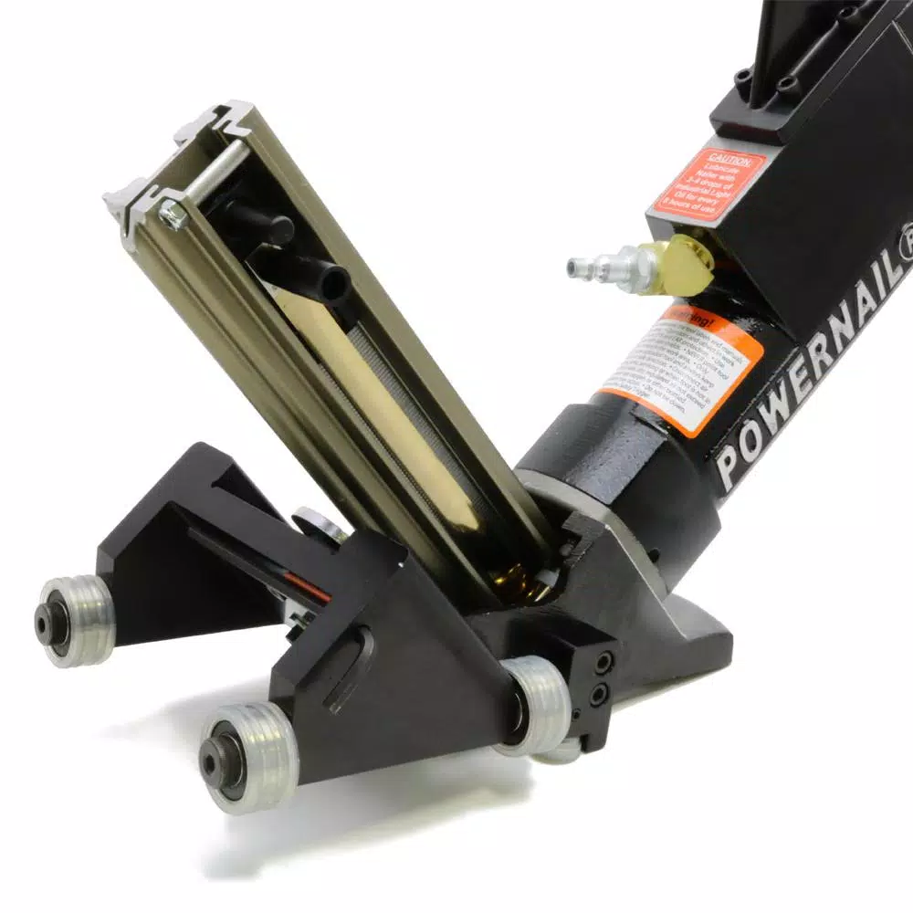 POWERNAIL 445 FLEX Power Roller 16-Gauge Pneumatic Hardwood Flooring Cleat Nailer