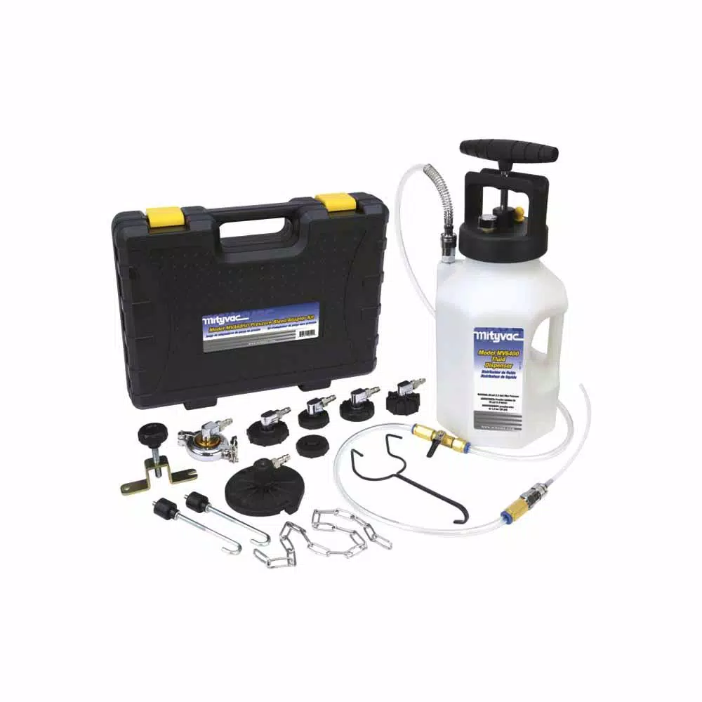 Mityvac MITMV6840 Pressure Bleed System with 7 Adapters