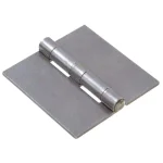 Hardware Essentials 4 in. Plain Steel Weldable Surface Hinge, Square Corner, Fixed Pin (5-Pack) thumbnail 1