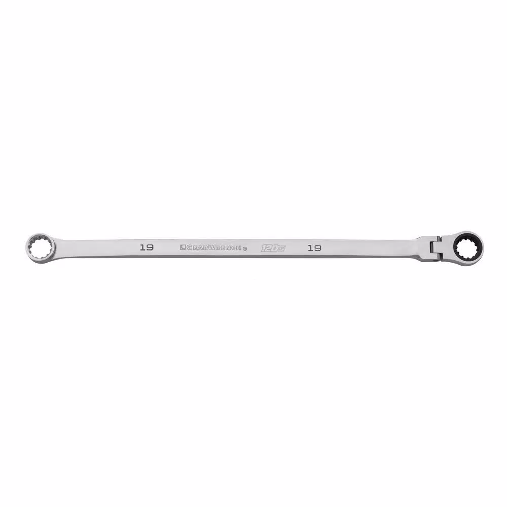 GearWrench 19mm 120XP Universal Spline XL GearBox Flex Head Ratcheting Wrench