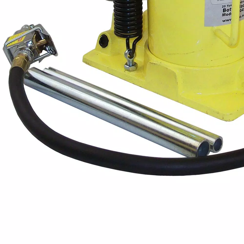 ESCO 20-Ton Air/Manual Hydraulic Bottle Jack, 40,000 lb Capacity