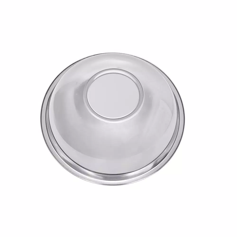 Unbranded 7.6 Qt. Stainless Steel Mixing Bowl, 16 in. Diameter Wide Shallow Design