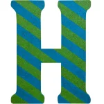 Jeff McWilliams Designs 23 in. Oversized Unfinished Wood Letter (H) - Industrial Style Wall Decor thumbnail 3