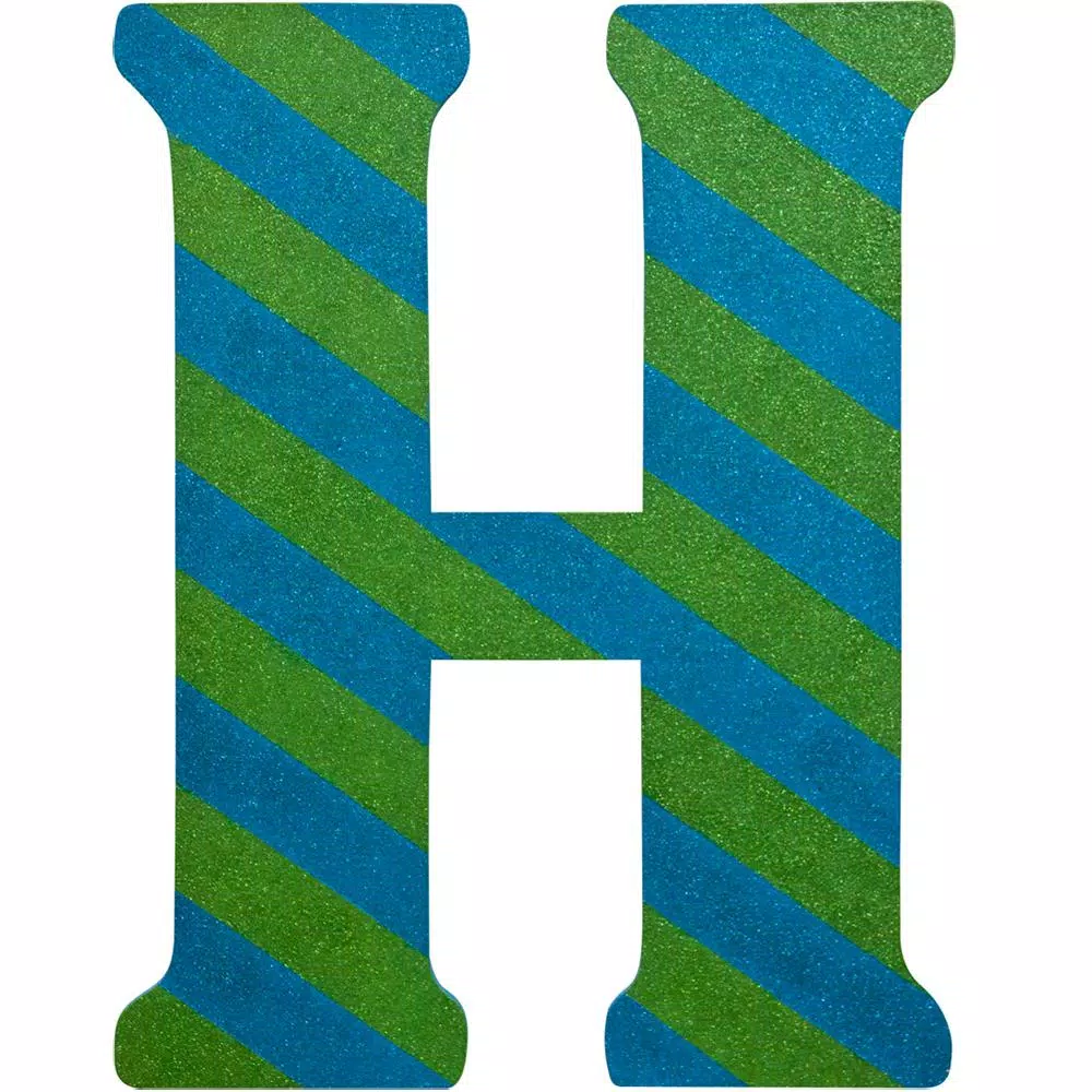 Jeff McWilliams Designs 23 in. Oversized Unfinished Wood Letter (H) - Industrial Style Wall Decor