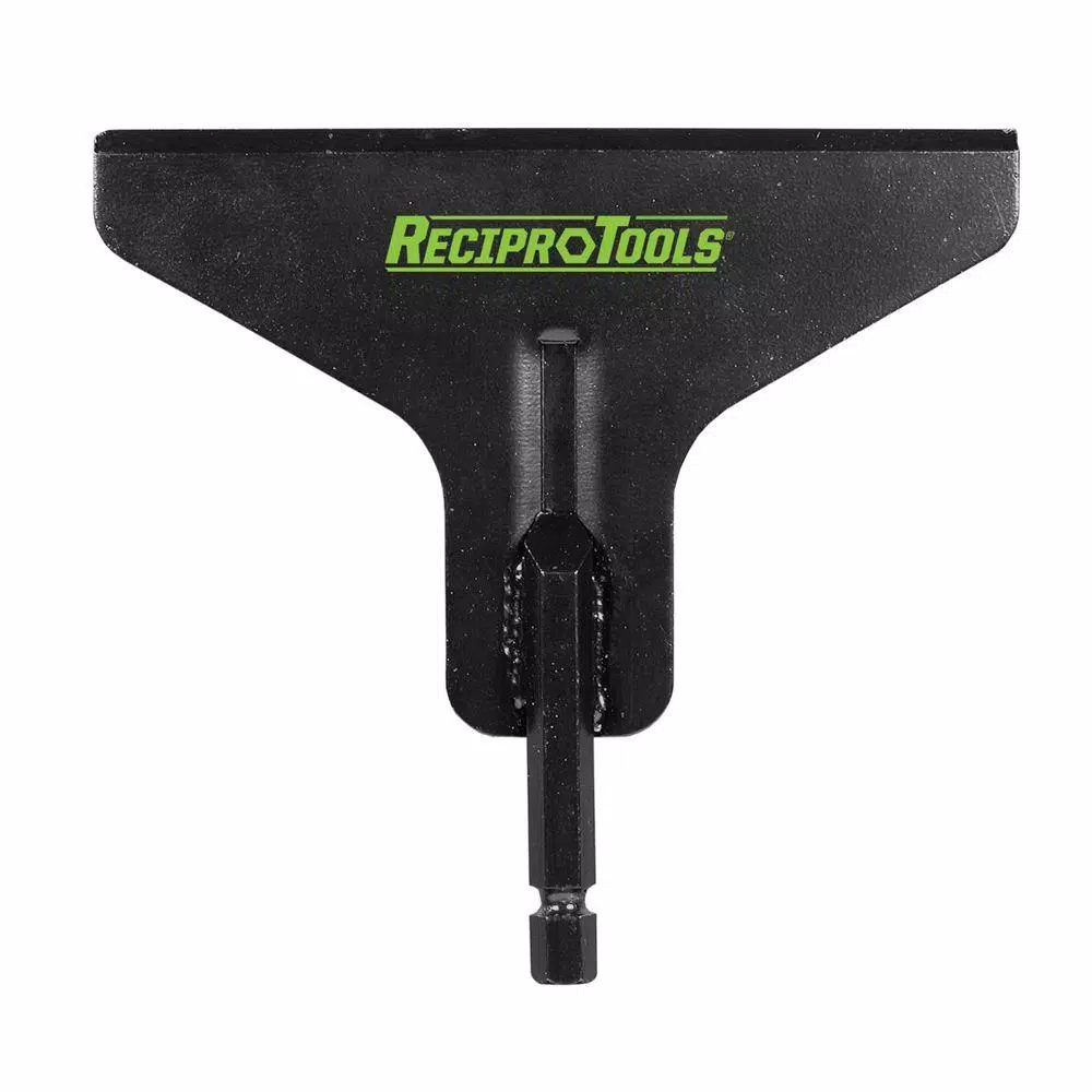 ReciproTool 4 in. Scraper Tool for Reciprocating Saws with 1/4" Hex Shank