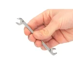 TEKTON 6 mm Angle Head Open End Wrench, 60° Offset, 4140 Chrome Moly Steel thumbnail 6