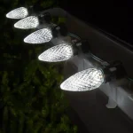Wintergreen Lighting OptiCore C9 LED Cool White Faceted Christmas Light Bulbs, 25-Pack thumbnail 3