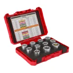 Milwaukee 1/0-750 MCM Aluminum THHN/XHHW Cable Stripper Bushing Kit with Carrying Case thumbnail 1