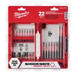 Milwaukee SHOCKWAVE 22-Piece Impact Driver Bit Set with Custom Alloy76 Steel thumbnail 2