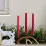 Northlight 6 in. Gold Glitter Flameless Battery Operated Christmas Decor Candle thumbnail 2