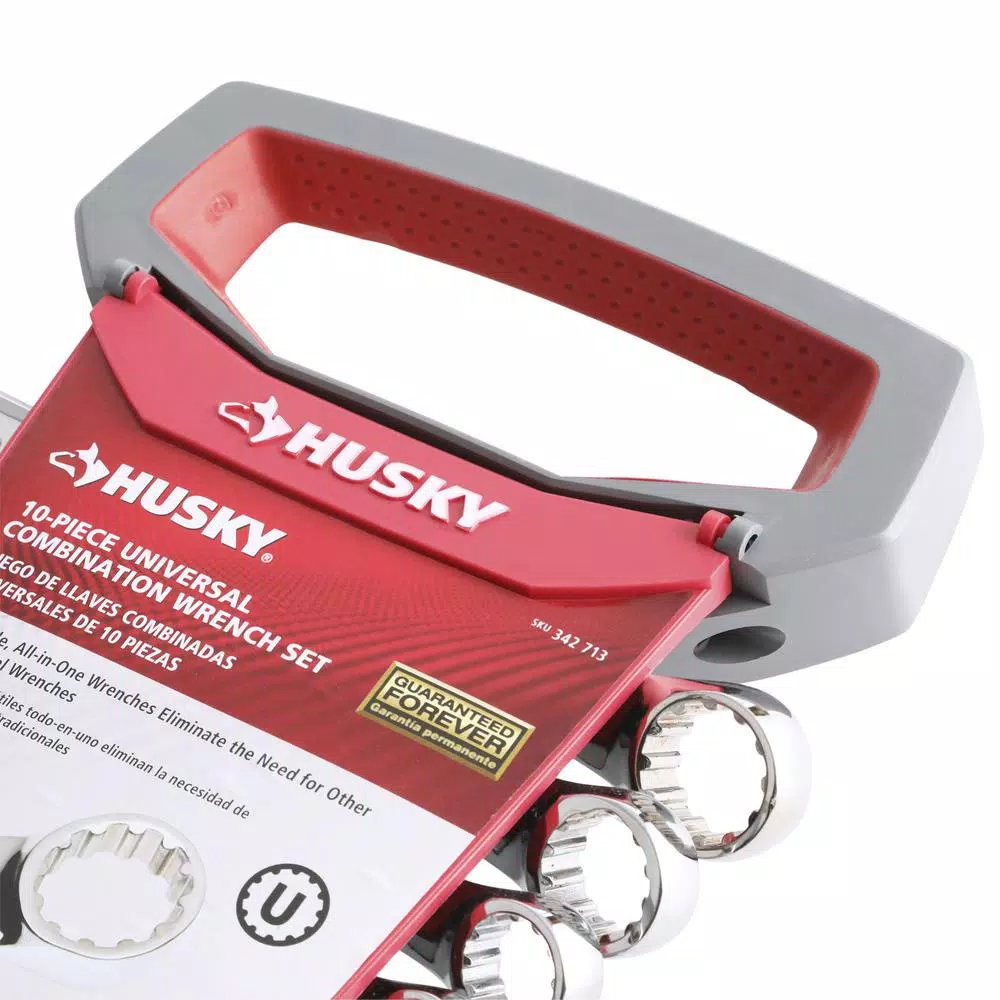 Husky 10-Piece Metric Universal Combination Wrench Set