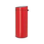 Brabantia 8 Gallon Touch Top Trash Can with Removable Inner Bucket - Passion Red thumbnail 2