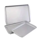 Farberware 3-Piece Nonstick Steel Cookie Pan Set, Gray thumbnail 1