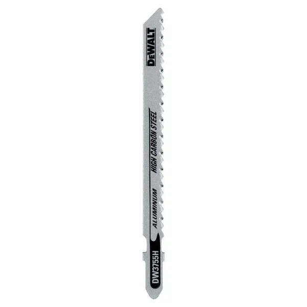 DEWALT 4 in. 8 TPI T-Shank Jigsaw Blades for Aluminum and Fiberglass, 5-Pack