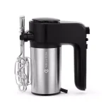Holstein Housewares 250-Watt 6-Speed Hand Mixer with Turbo Function, Black Stainless Steel thumbnail 2