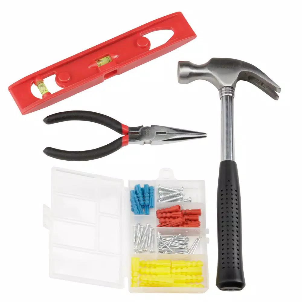 Apollo 170-Piece Home Tool Kit with Heavy-Duty Storage Toolbox