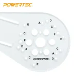 POWERTEC Universal Router Plate with Reversible Fence Kit for Edge Routing and Template Work thumbnail 4
