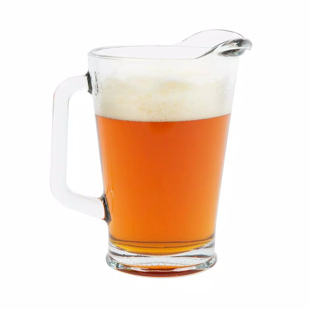 Libbey 60 oz. Clear Glass Pitcher, Modern Style