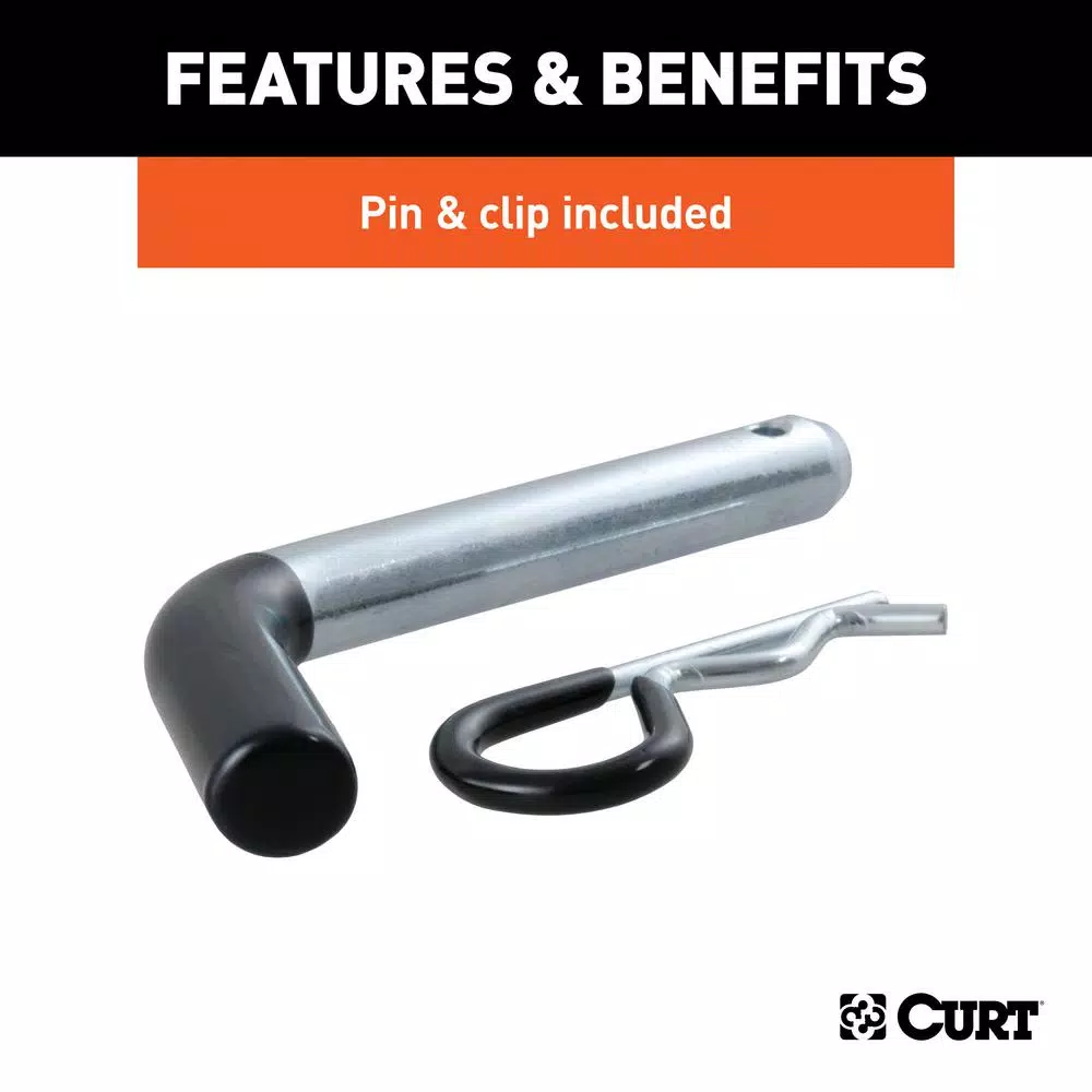 CURT Forged Steel Ball Mount, 2 in. Shank, 2 in. Drop, 15,000 lbs. Capacity, 2-5/16 in. Ball