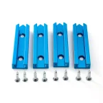 POWERTEC T-Track Intersection Kit with Wood Screws, 4-Piece Anodized Aluminum Set thumbnail 3