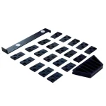 Steel Core Laminate Flooring Installation Kit with Pull Bar, Tapping Block, and 20 Wedge Spacers thumbnail 1