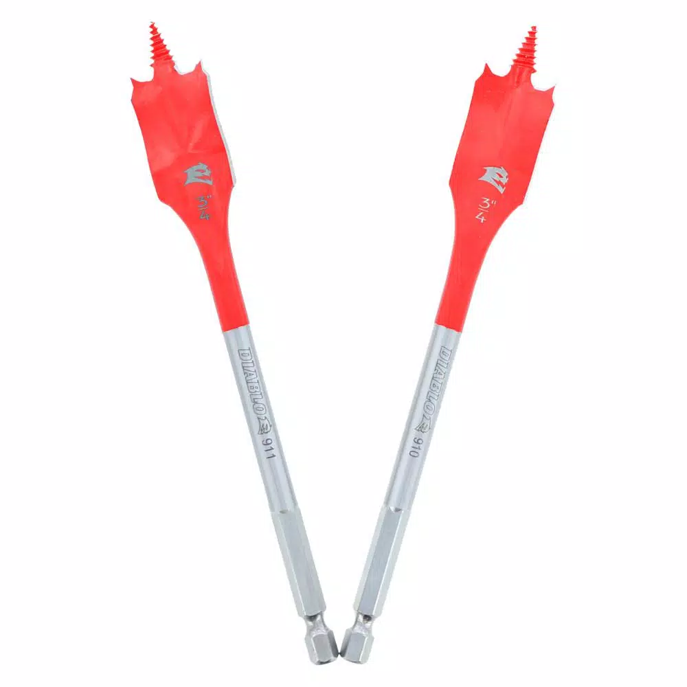 Diablo SPEEDemon Spade Bit 3/4 in. x 6 in. (2-Pack)