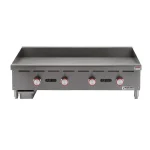 Magic Chef 48 in. Commercial Thermostatic Gas Countertop Griddle, Stainless Steel thumbnail 1
