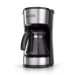 Black+Decker 4-in-1 5-Cup Drip Coffee Maker with Stainless Steel Travel Mug, Black/Stainless Steel thumbnail 2