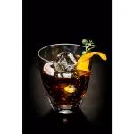 Abigails Rain Drop 8 oz. Clear Double Old-Fashioned Glass Set, Set of 4 thumbnail 4