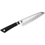 Shun Sora 7 in. Hollow Ground Santoku Knife, VG10 San Mai Composite Blade, Handcrafted in Japan thumbnail 2